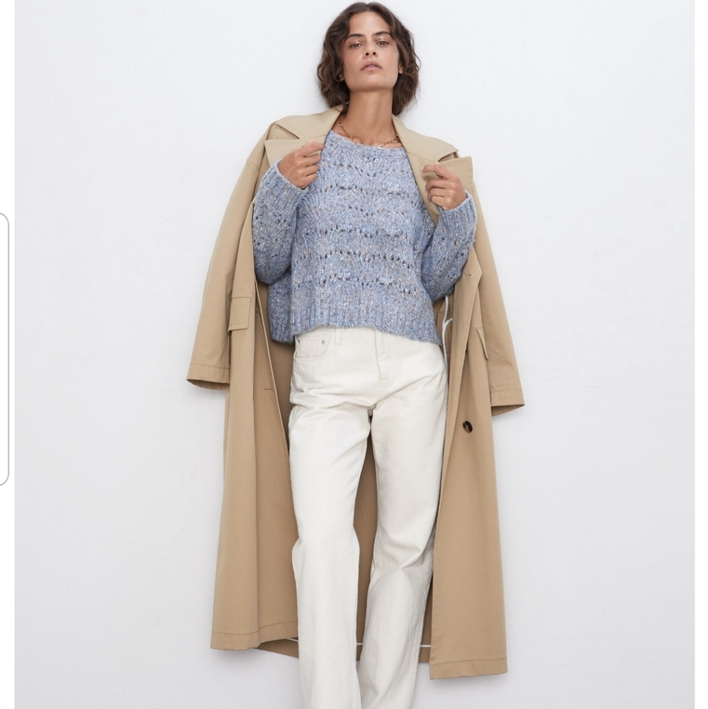 ZARA KNIT SWEATER WITH POMPOMS | ZARA